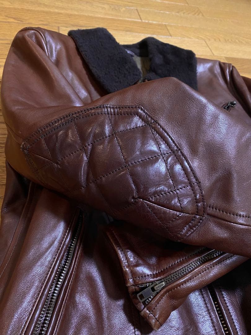 限定値下ケルトアンドコブラCelt&CobraムートンボアレザージャケットM