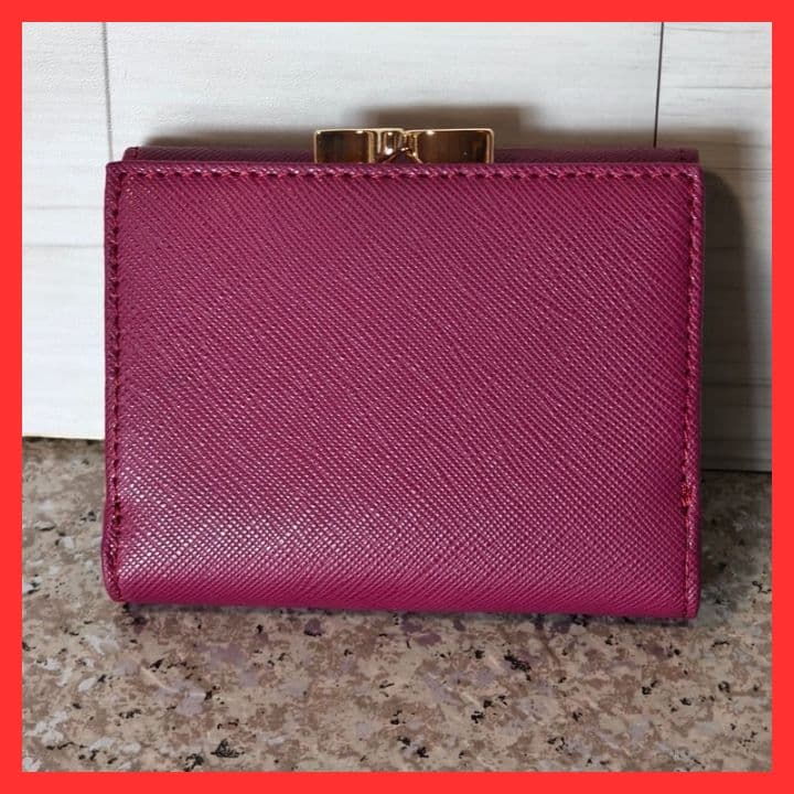 【新品】ヴィヴィアンウエストウッド三つ折り財布913VW106 BURGUNDY
