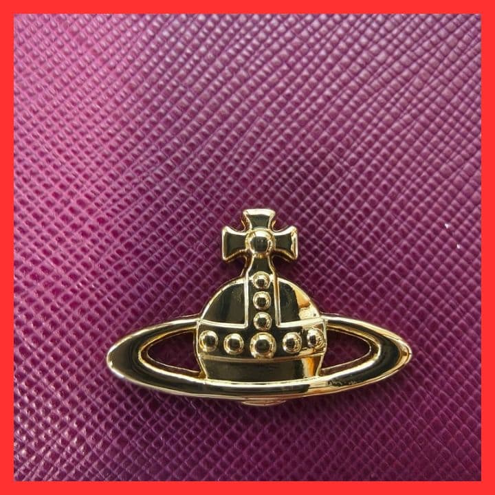 【新品】ヴィヴィアンウエストウッド三つ折り財布913VW106 BURGUNDY