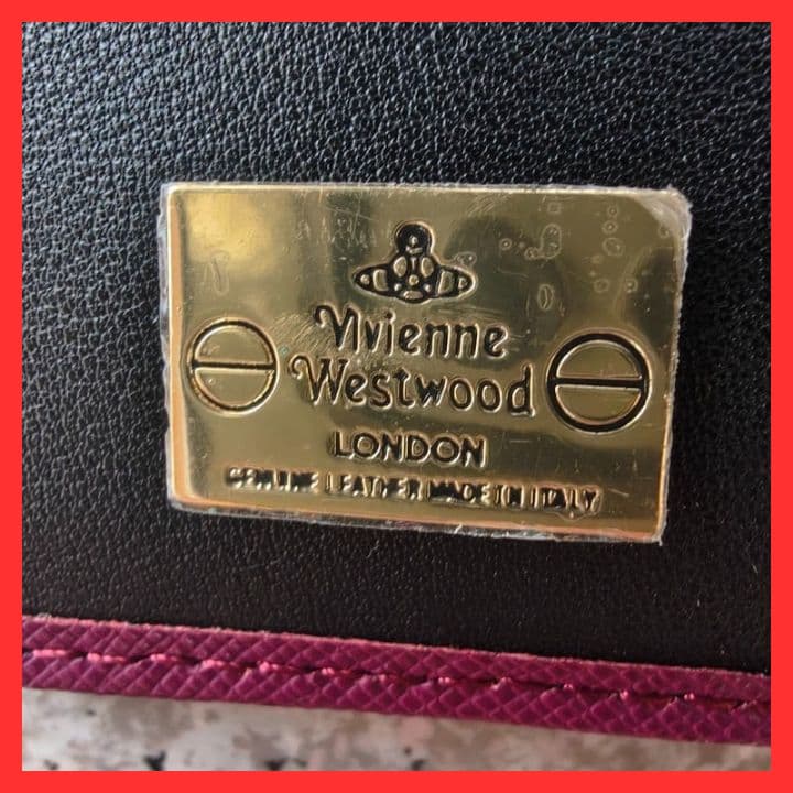 【新品】ヴィヴィアンウエストウッド三つ折り財布913VW106 BURGUNDY