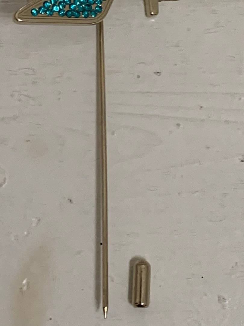 Farragamo VINTAGE ITALY製 パンプスデザイン ピンブローチ