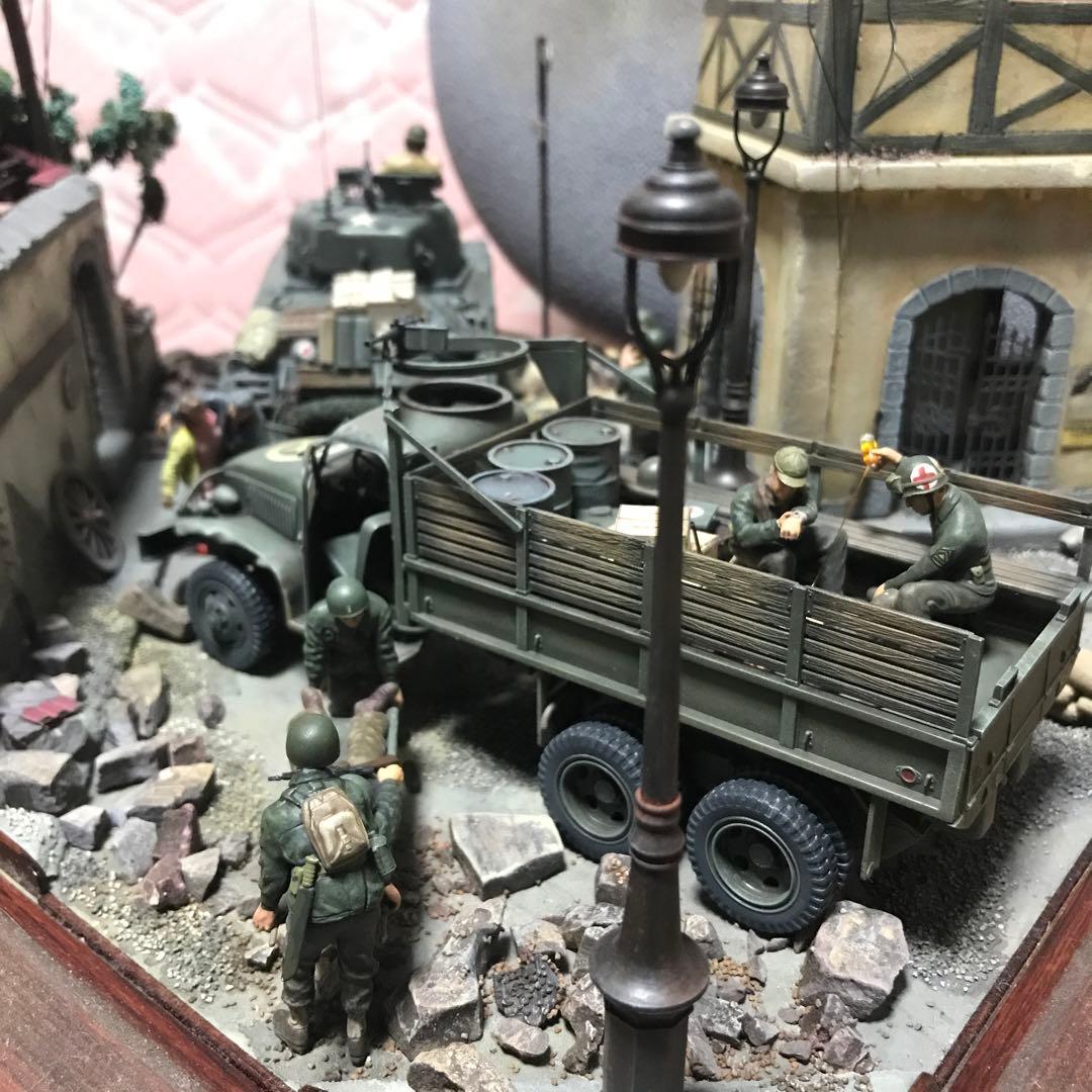 1/35 スケール 軍用トラック 戦車 ディオラマ