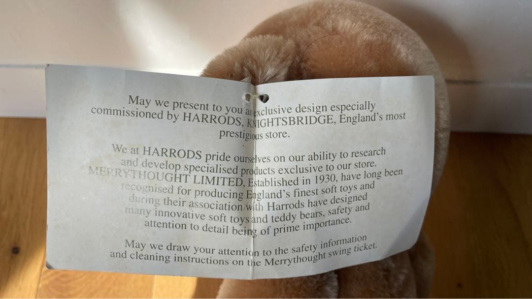 メリーソート チーキー ハロッズ