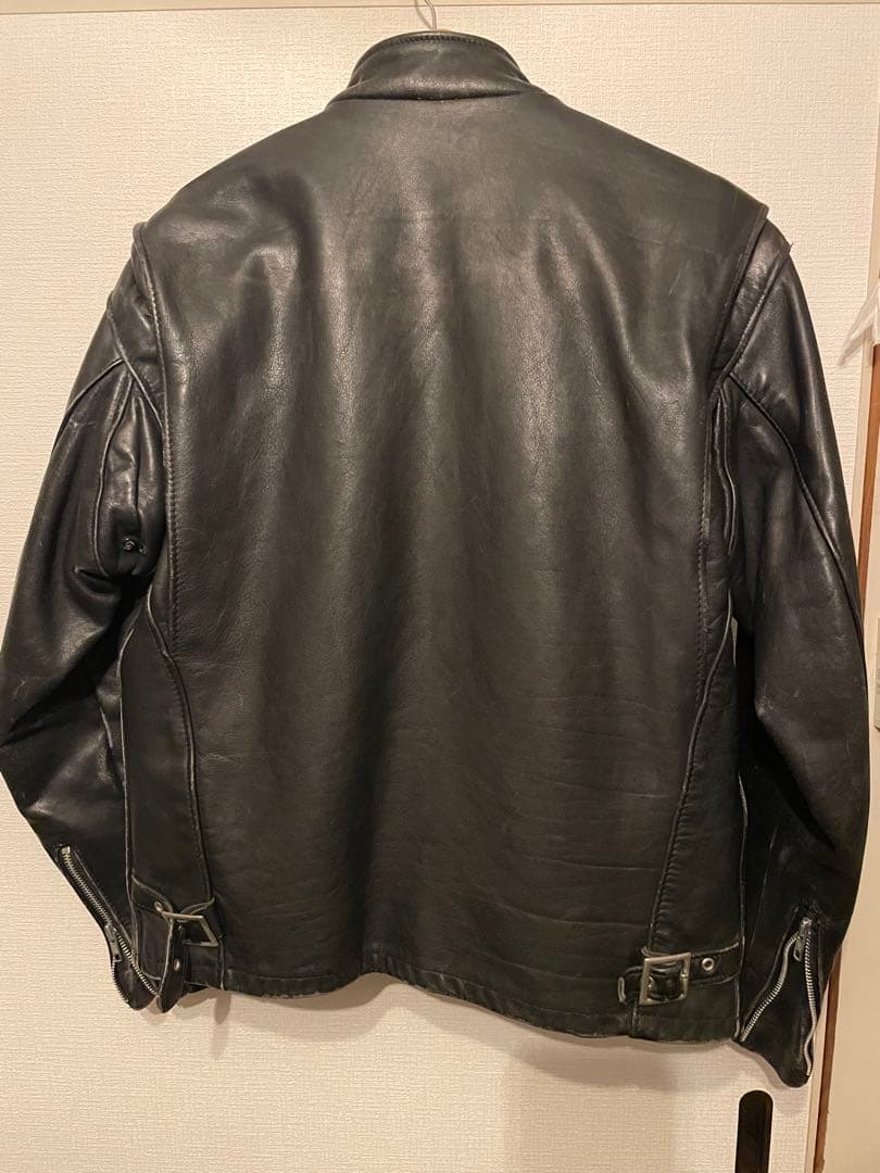 Schott 641 レザージャケット 40 ボアライナー ブラック