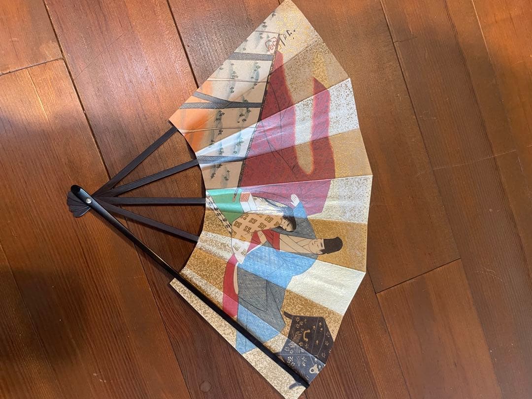 イ*イ様 フランクリン画廊 『源氏物語飾り扇』 解説書付 扇子 27本/54帖