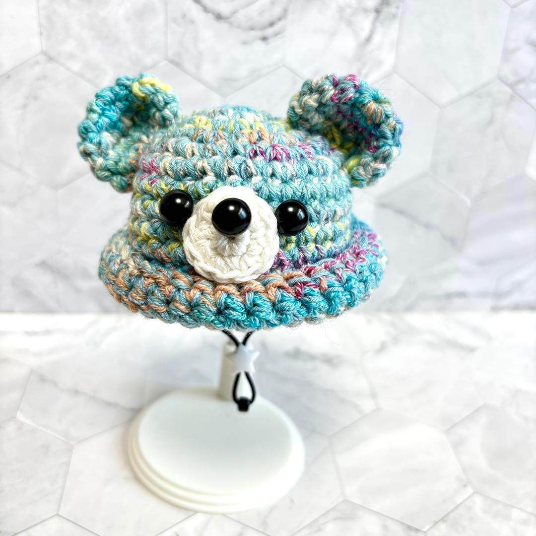 りお　くまさん付きセーターとニット帽＊くまさん付きキャップ＊くま耳帽子