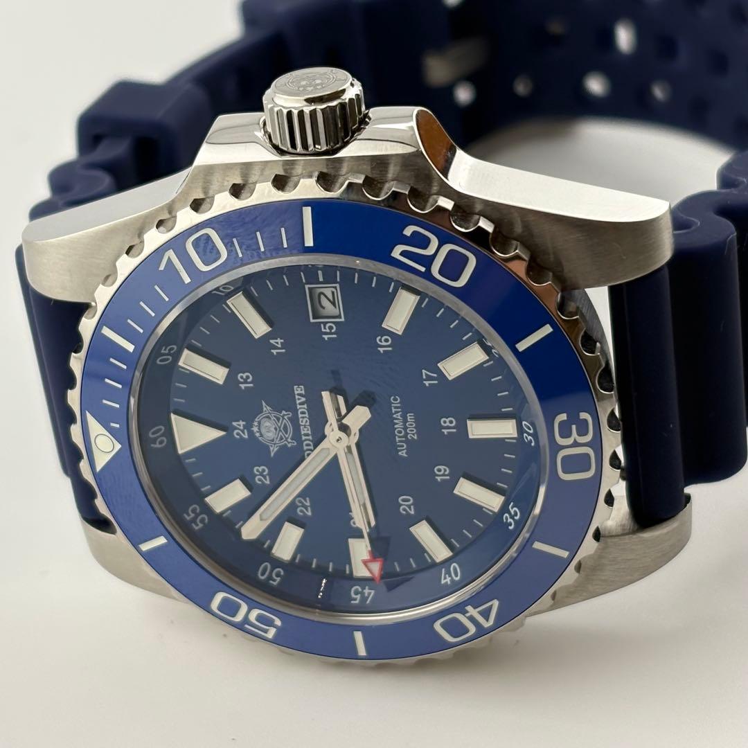 【希少】　Addiesdive 自動巻　ブルー　希少　ダイバー