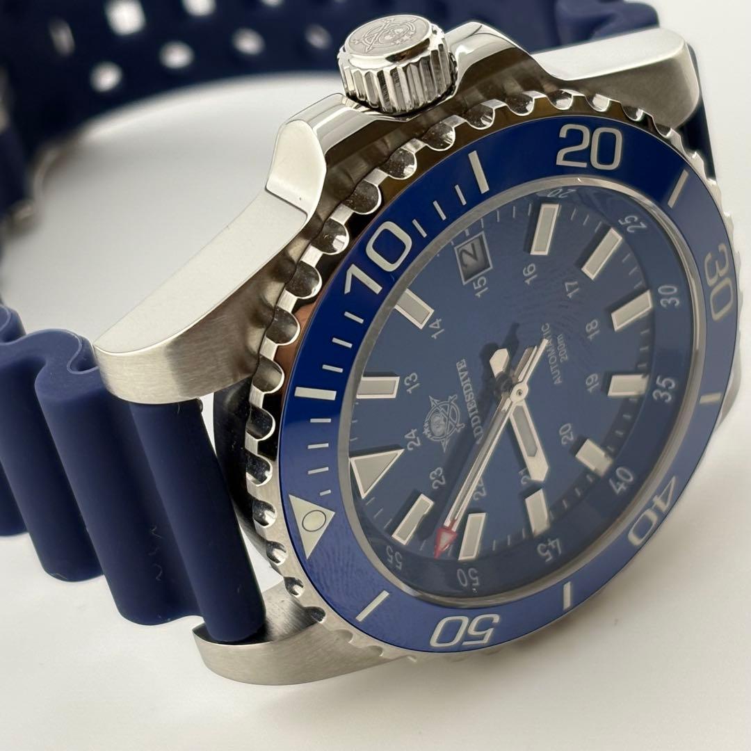 【希少】　Addiesdive 自動巻　ブルー　希少　ダイバー