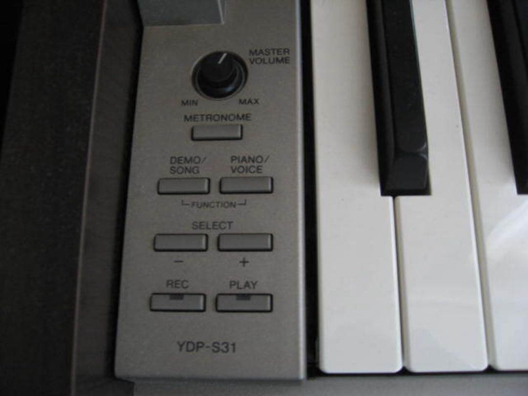 Yamaha 電子ピアノ ダークブラウン 椅子付き　引き取り限定