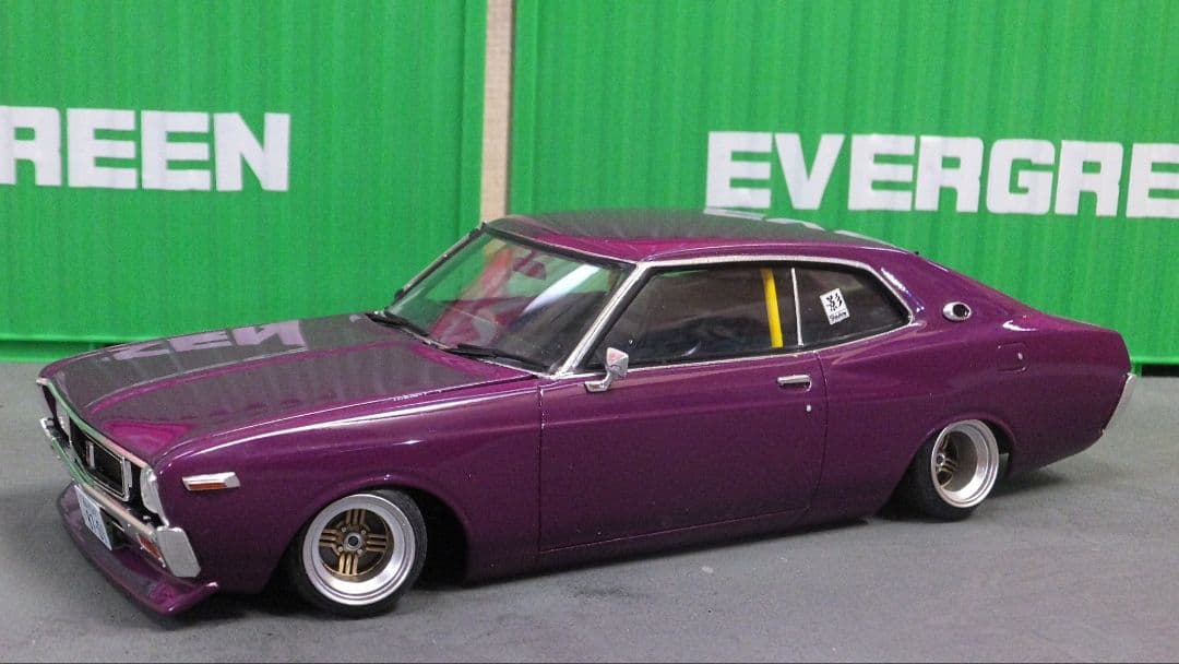 1/24 ブタケツ　ローレル　SGX 完成品　シャドー　シャコタン　C130