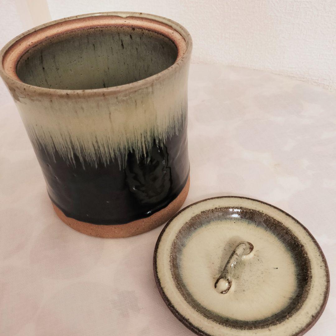 水指　茶道　茶道具　唐津　朝鮮唐津　木箱付き　武村利左衛門