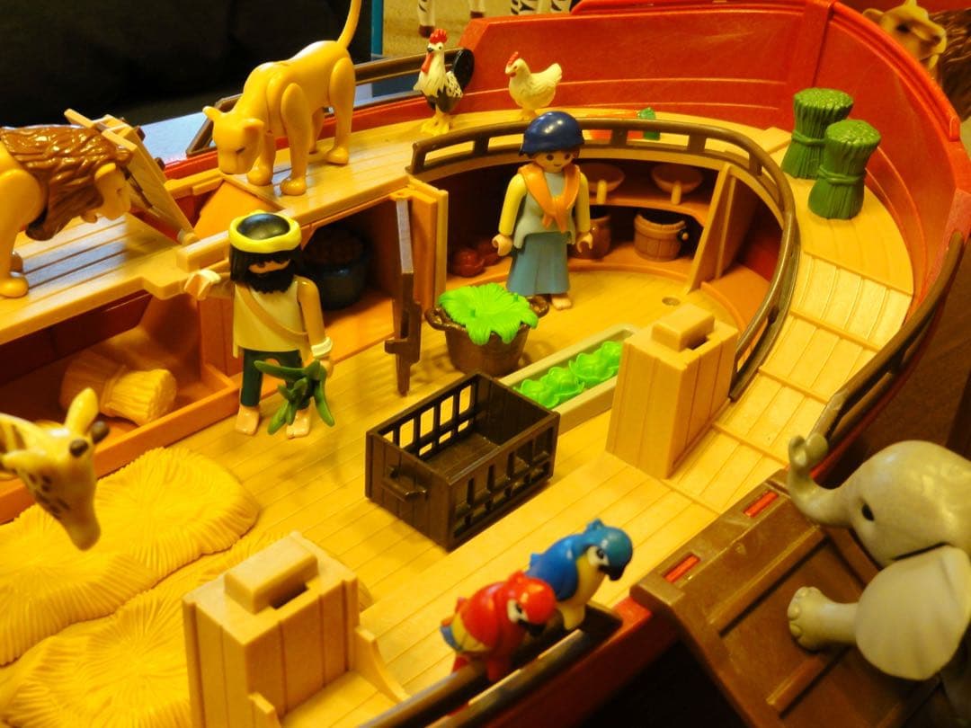 プレイモービル ノアの箱舟＋ミクロシリーズセット【3255】【4332】