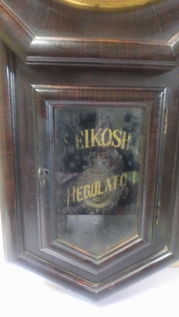 古い柱時計     ⑨