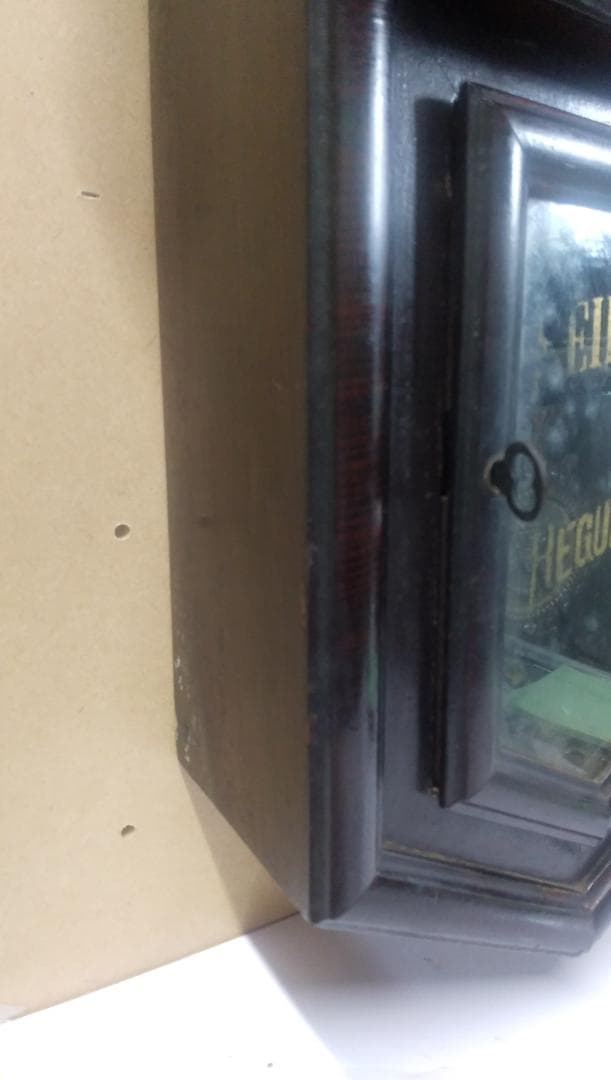 古い柱時計     ⑨