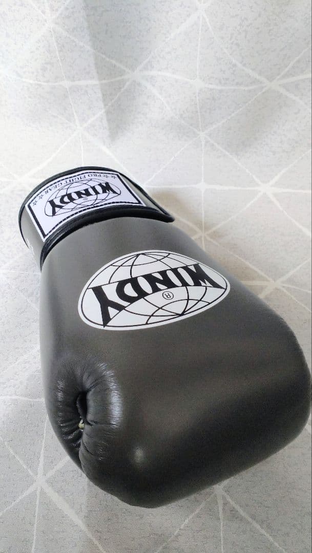 新品！WINDY 本革ボクシンググローブ 10oz グレー　BGVH