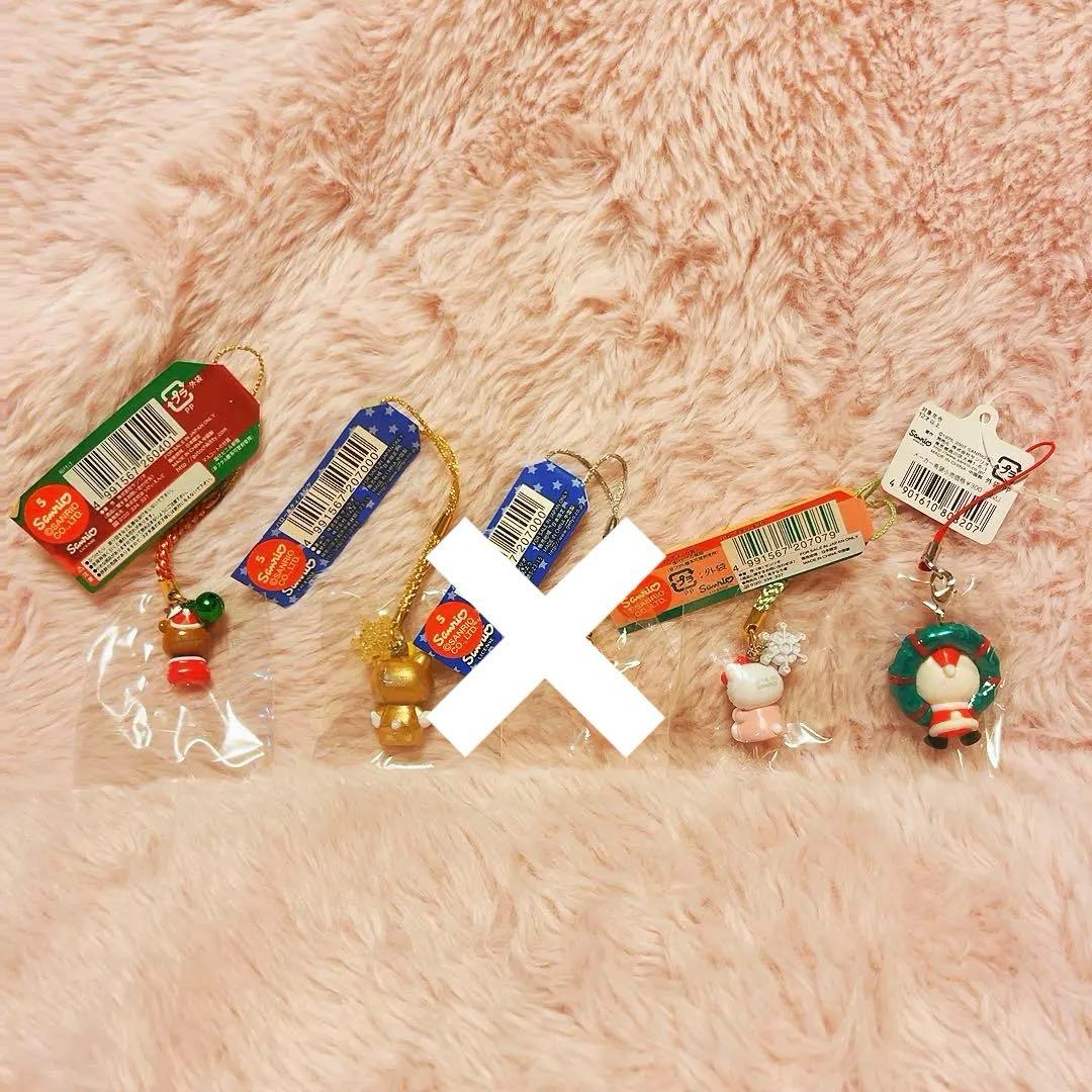 希少レア　ハローキティ　根付け　日本限定　クリスマスシリーズ　サンリオ　レトロ