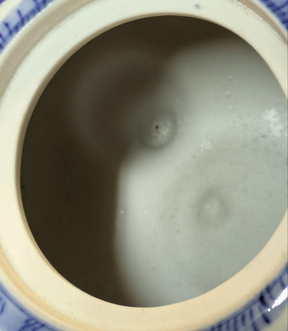 香炉-工芸品/九谷焼/九谷焼香炉 直作染付香炉/九谷焼 耳付香炉/茶道具