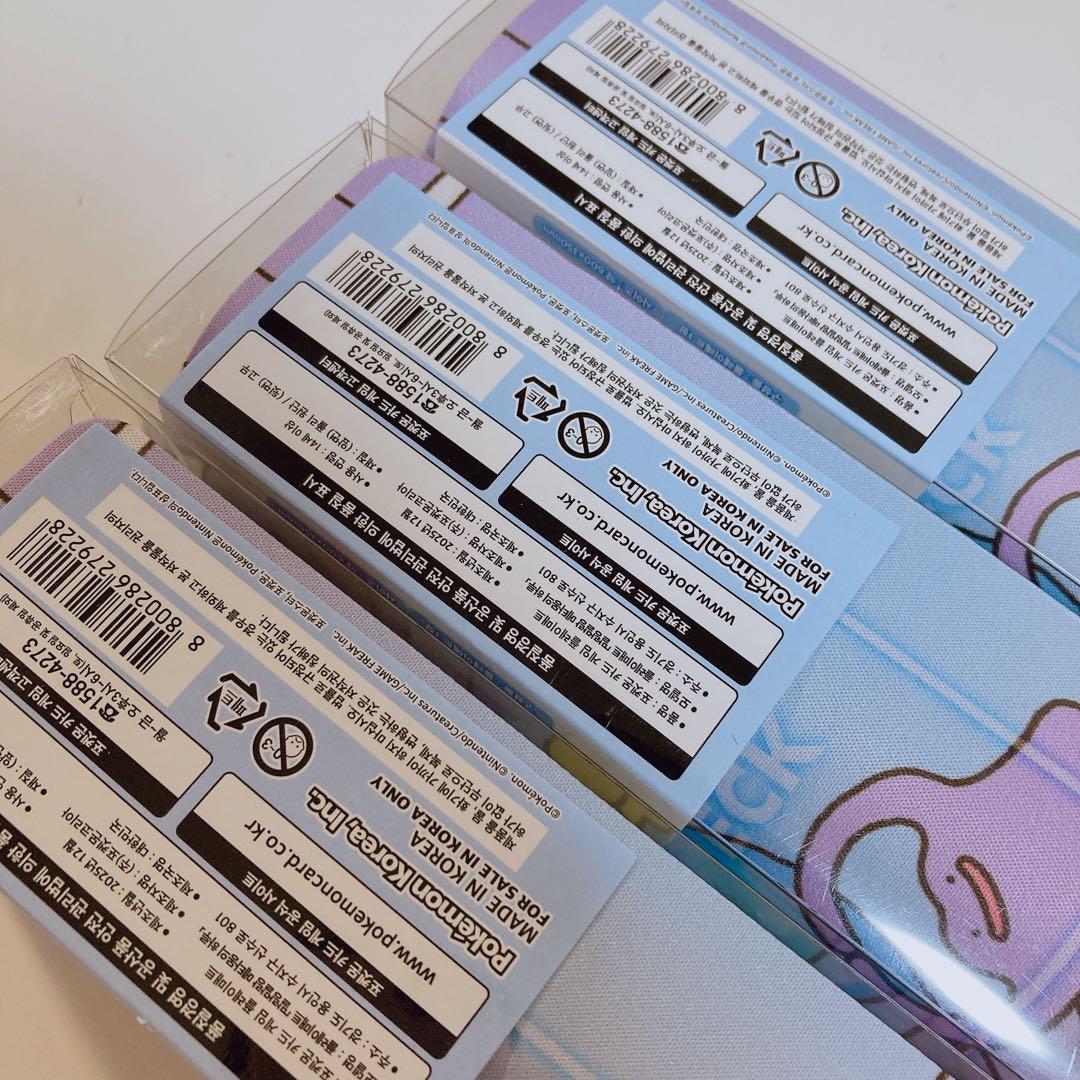 ポケモン　韓国　ポップアップ　メタモン プレイマット3枚　シークレットマンション