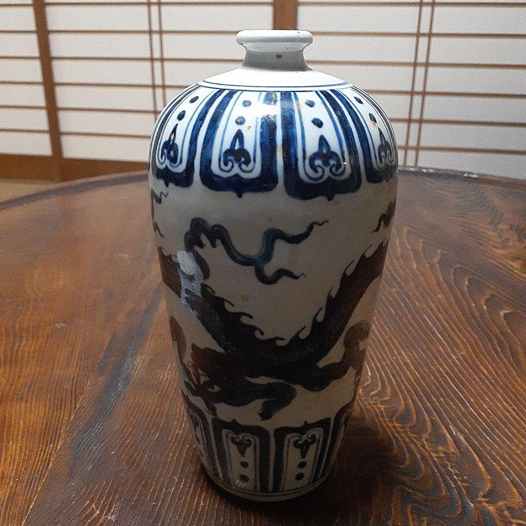 中国大明宣徳年製雲龍図小梅瓶