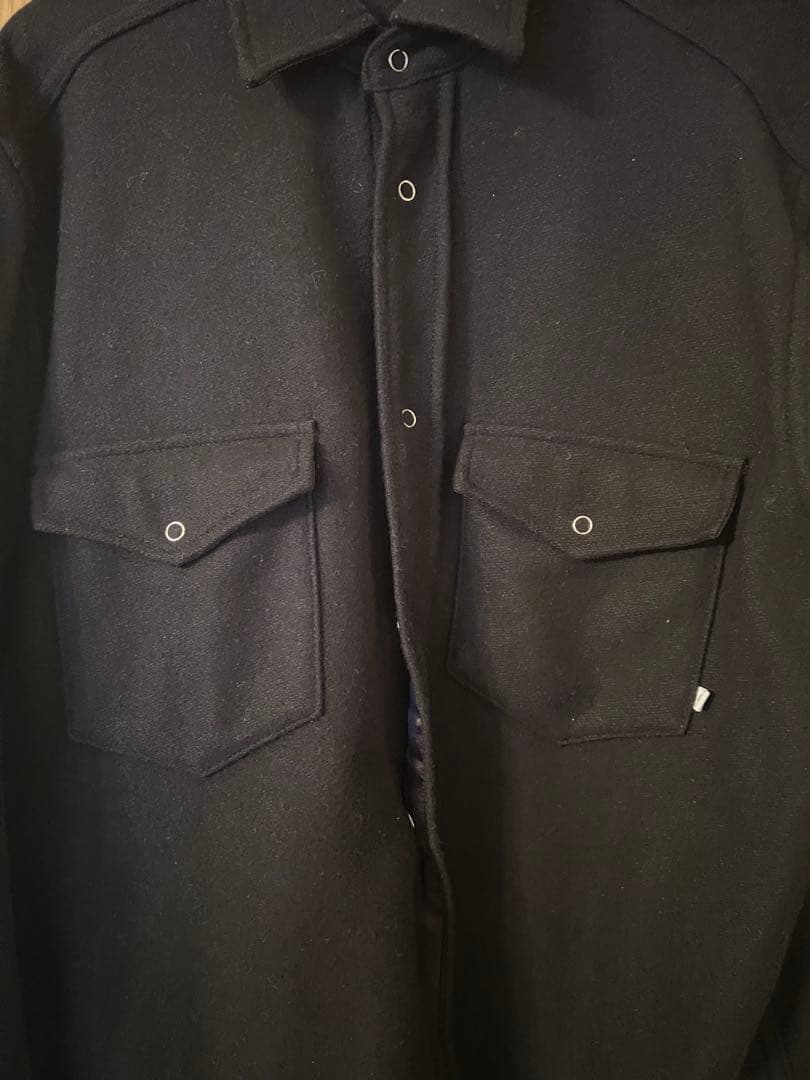 Richardson ブラック ウールジャケット　XL