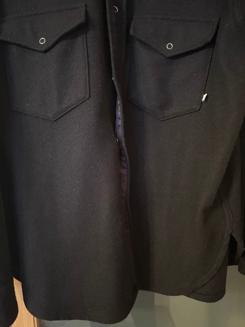 Richardson ブラック ウールジャケット　XL