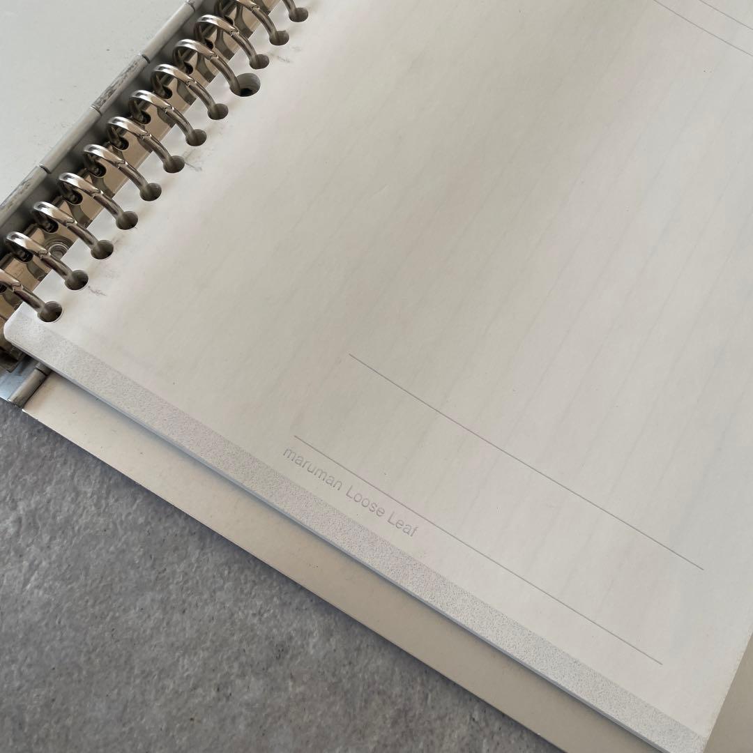 無印良品【激レア】B5サイズ26穴 アルミバインダー