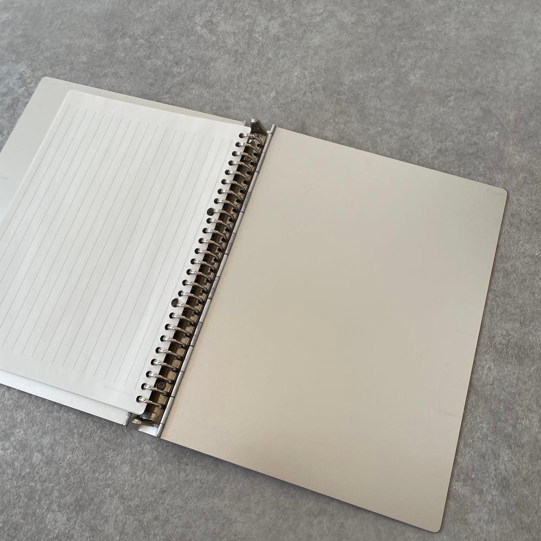 無印良品【激レア】B5サイズ26穴 アルミバインダー