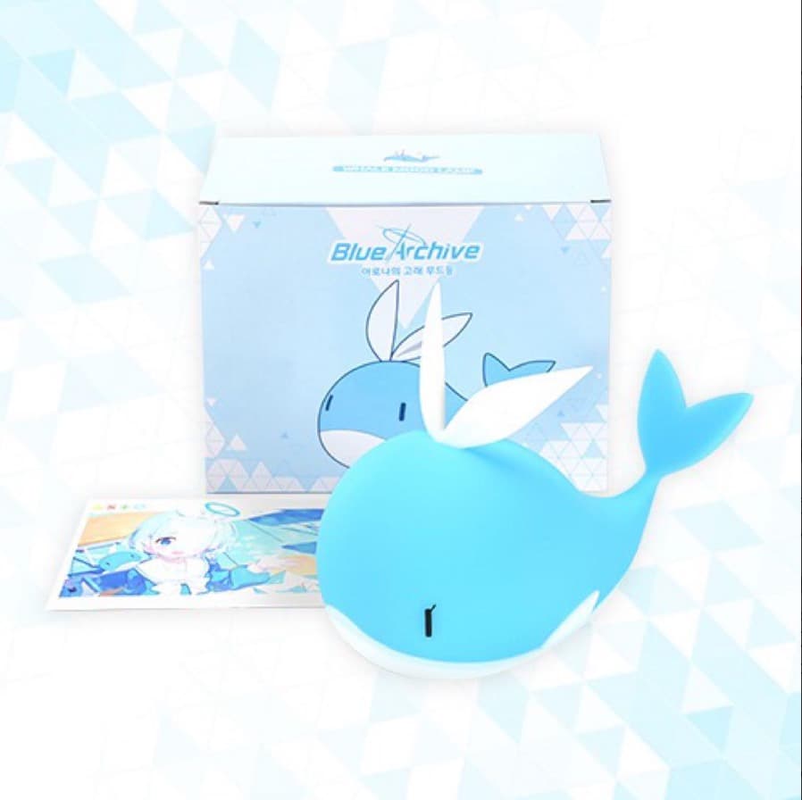 ★期間限定★ 韓国 ブルーアーカイブ 2.5周年記念 アロナクジラ ムードランプ