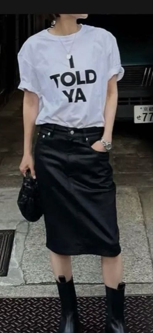 新品ok.soon×piccadilly デニムミドルスカート　3