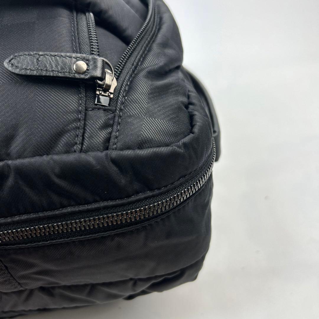 【美品】ブラックレーベル　ビジネスバッグ　リュック　3way チェック　2層