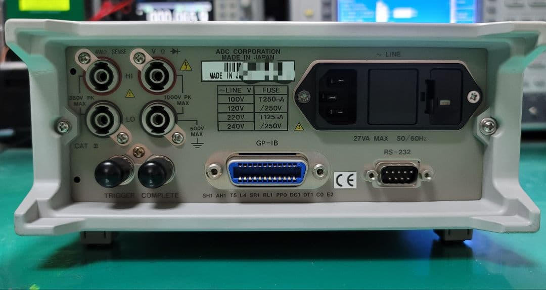 ADVANTEST R6552 デジタルマルチメーター 測定良好 外観瑕疵