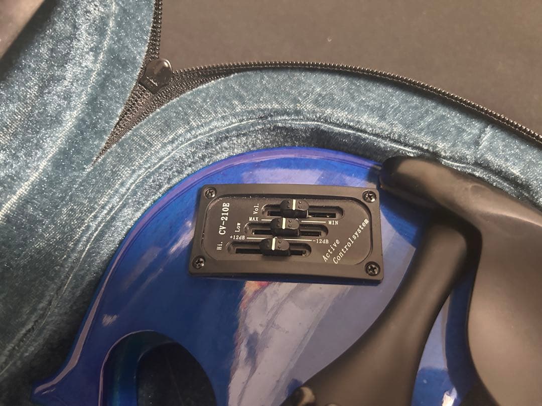 カルロジョルダーノ エレキバイオリン ブルー