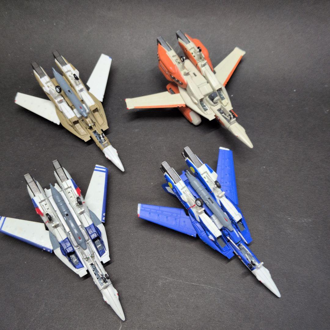 【オマケ付】マクロス亜鉛合金バルキリーVF1J＆８機体まとめ売り合計９機体