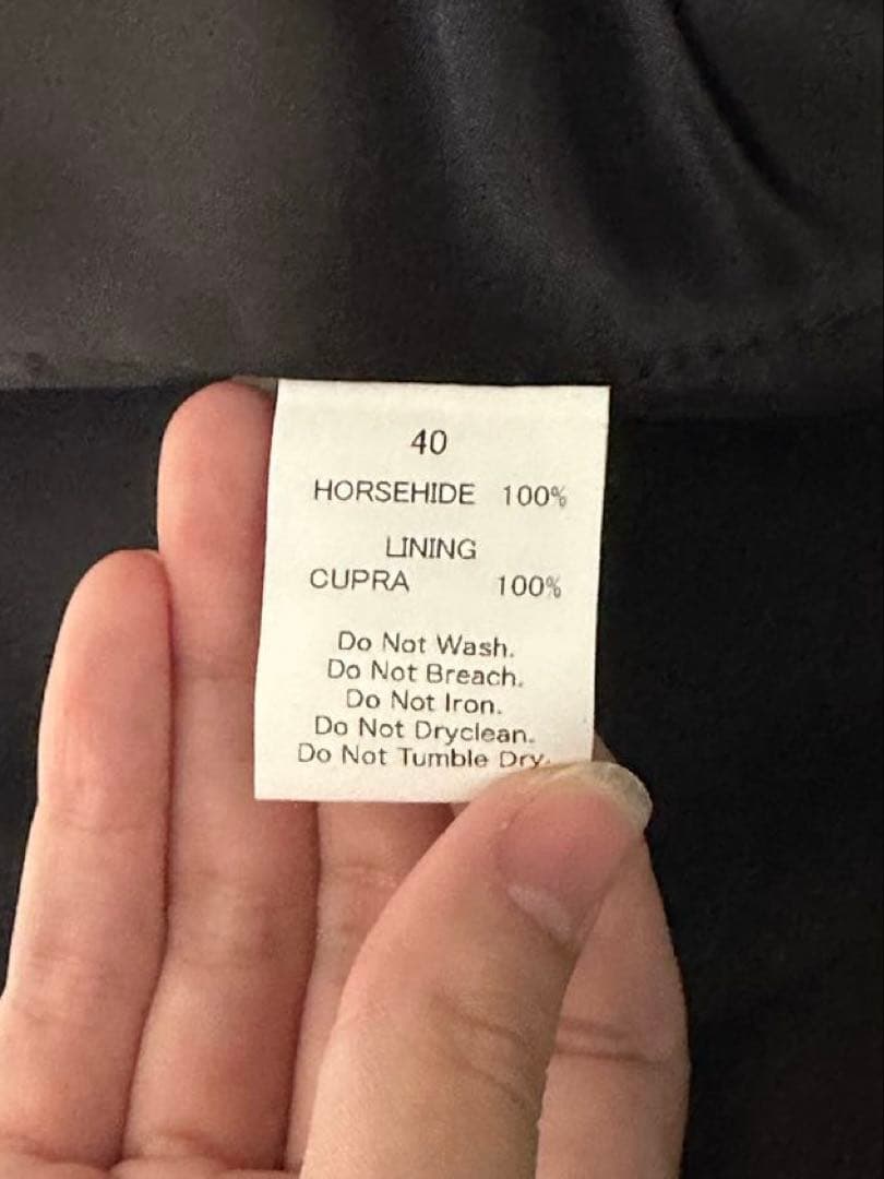 【美品】FINE CREEK LEATHERS バド（黒/茶）馬革　40サイズ