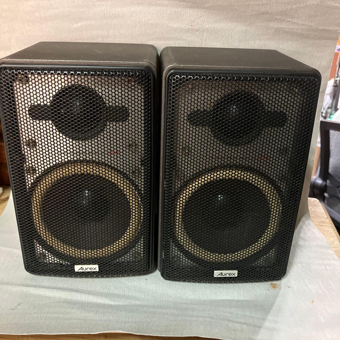 東芝 Aurex SPEAKER SISTEM SS-S1W ペアスピーカー