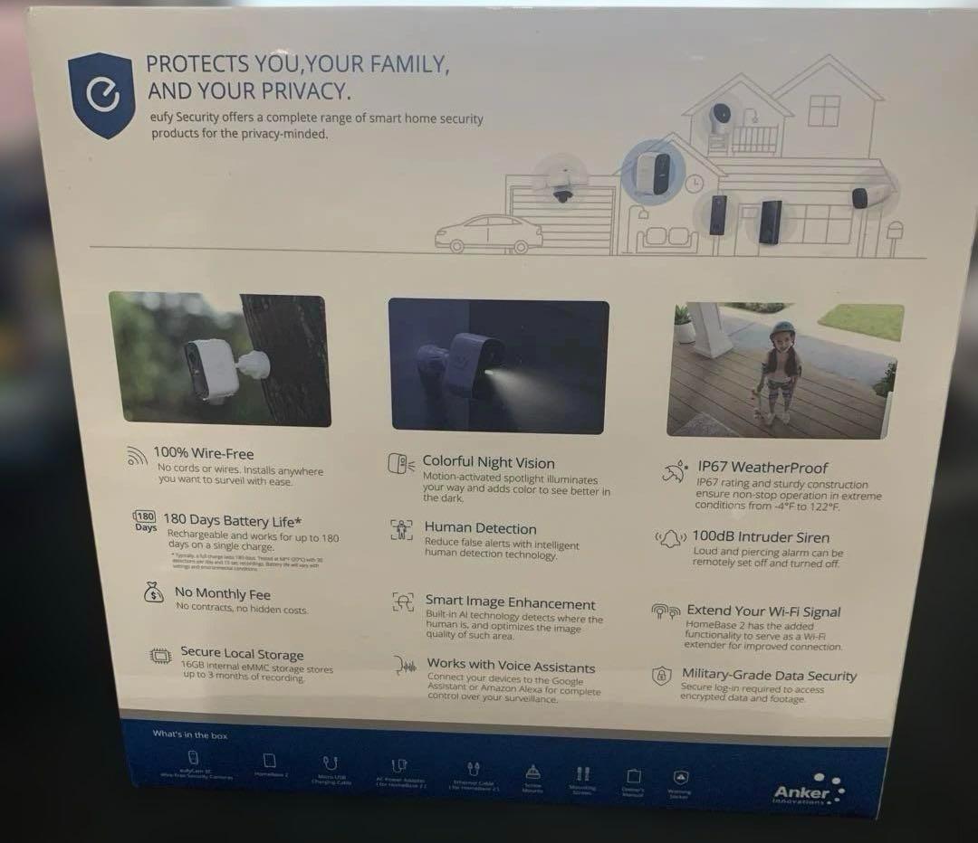 防犯カメラ Anker Eufy Security eufyCam 2C 1-Cam Kit