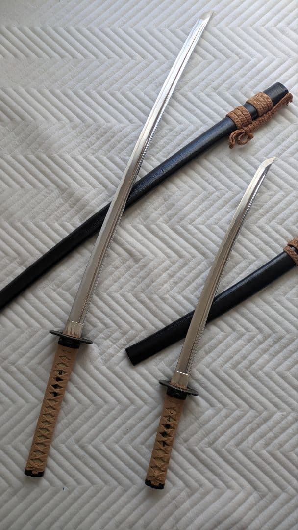 模造居合美術刀　日本アンティックギャラリー製　「五郎入道正宗」写し大小セット