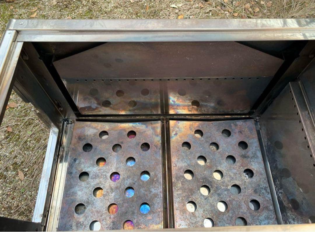 最終値下‼️美品二次燃焼機能付き「フォールディングキャンプストーブHS-440」