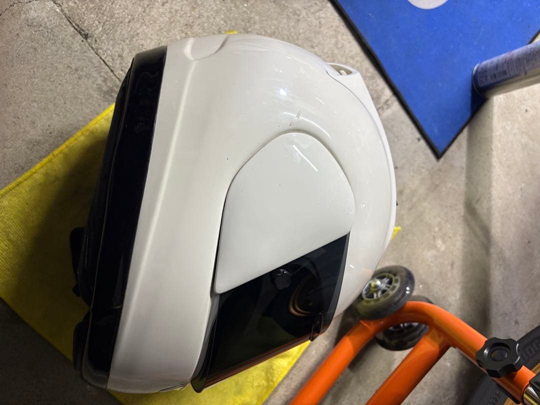 arai RX7 RR4 59-60cm フルフェイスヘルメット　白ヘル