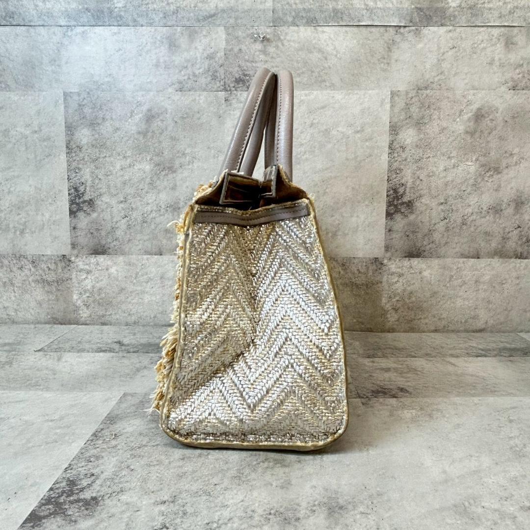 JIMMY CHOO ジミーチュウ フリンジ ハンドバッグ 　 Rg276