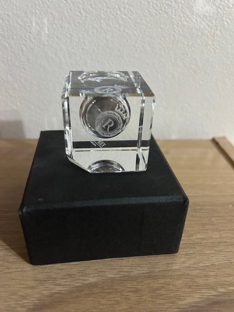 礼真琴　退団記念　クリスタル置時計 シルバー　チラシ