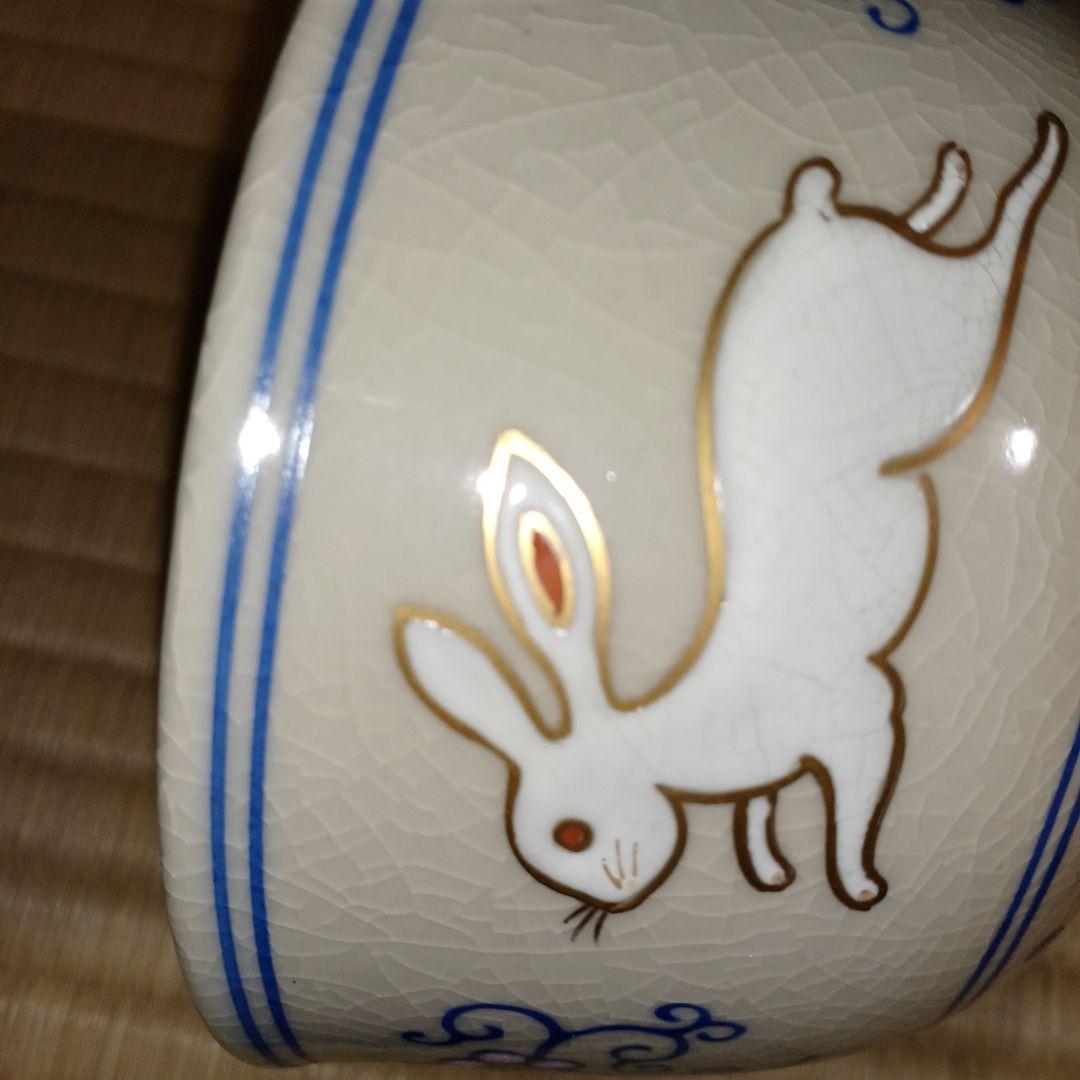 さくまる　雪洞蓋置　ウサギ茶碗　大徳寺短冊　立雛短冊　茶箱用茶碗　懐紙×4