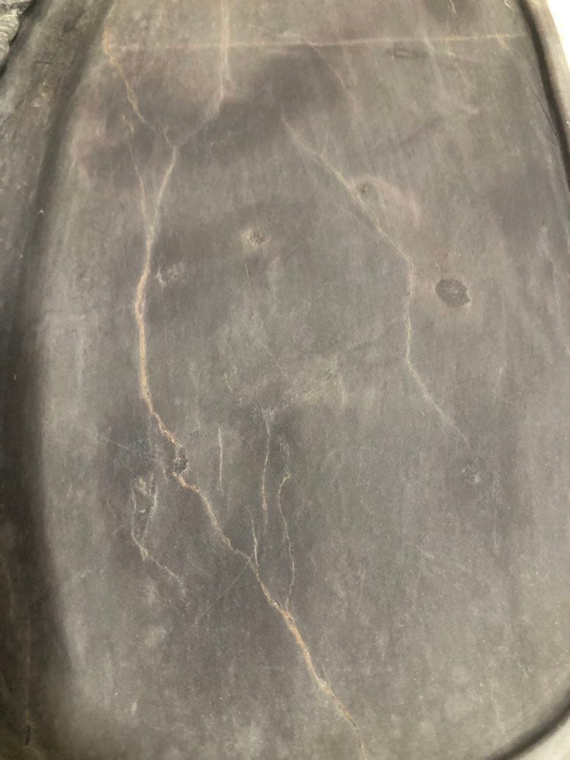 端溪硯 老坑 水巖 大西洞 金綫 エン脂 青花 石皮 書道用品 端渓硯