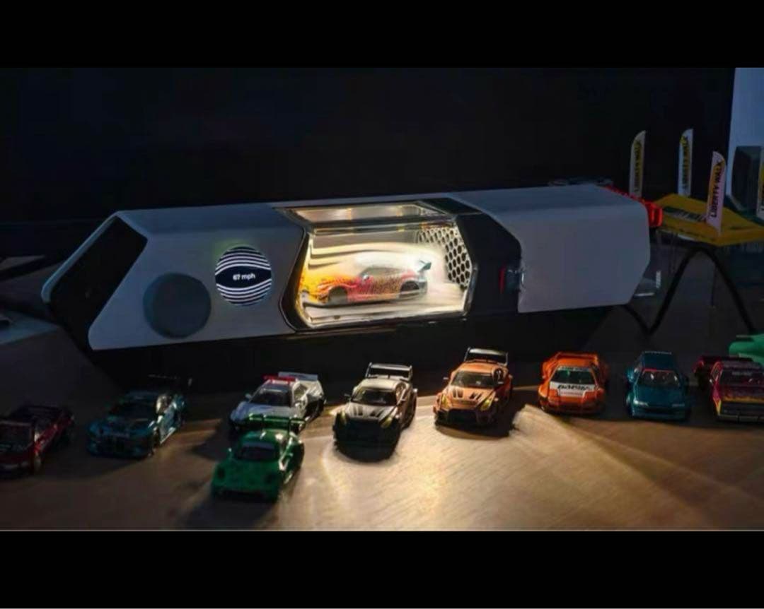 トミカ　ディスプレイケース 1/64 風洞実験 空気力学