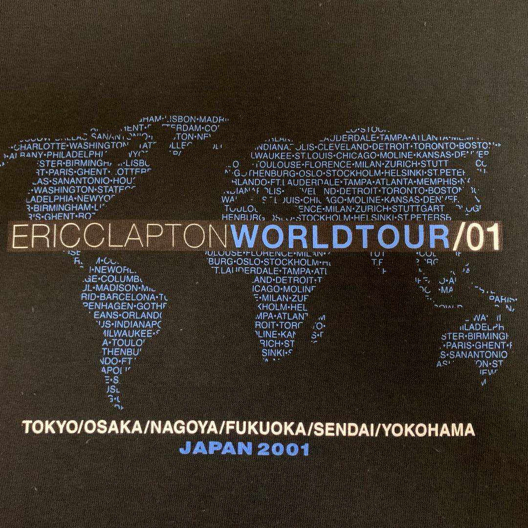 Eric Clapton エリッククラプトン 2001 WORLD TOUR T