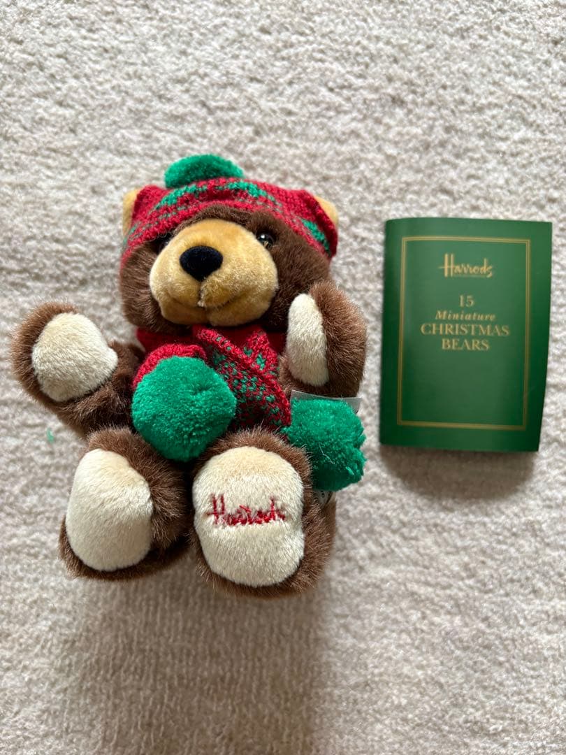 ぬいぐるみ Harrods 15 Miniature Christmas Bears
