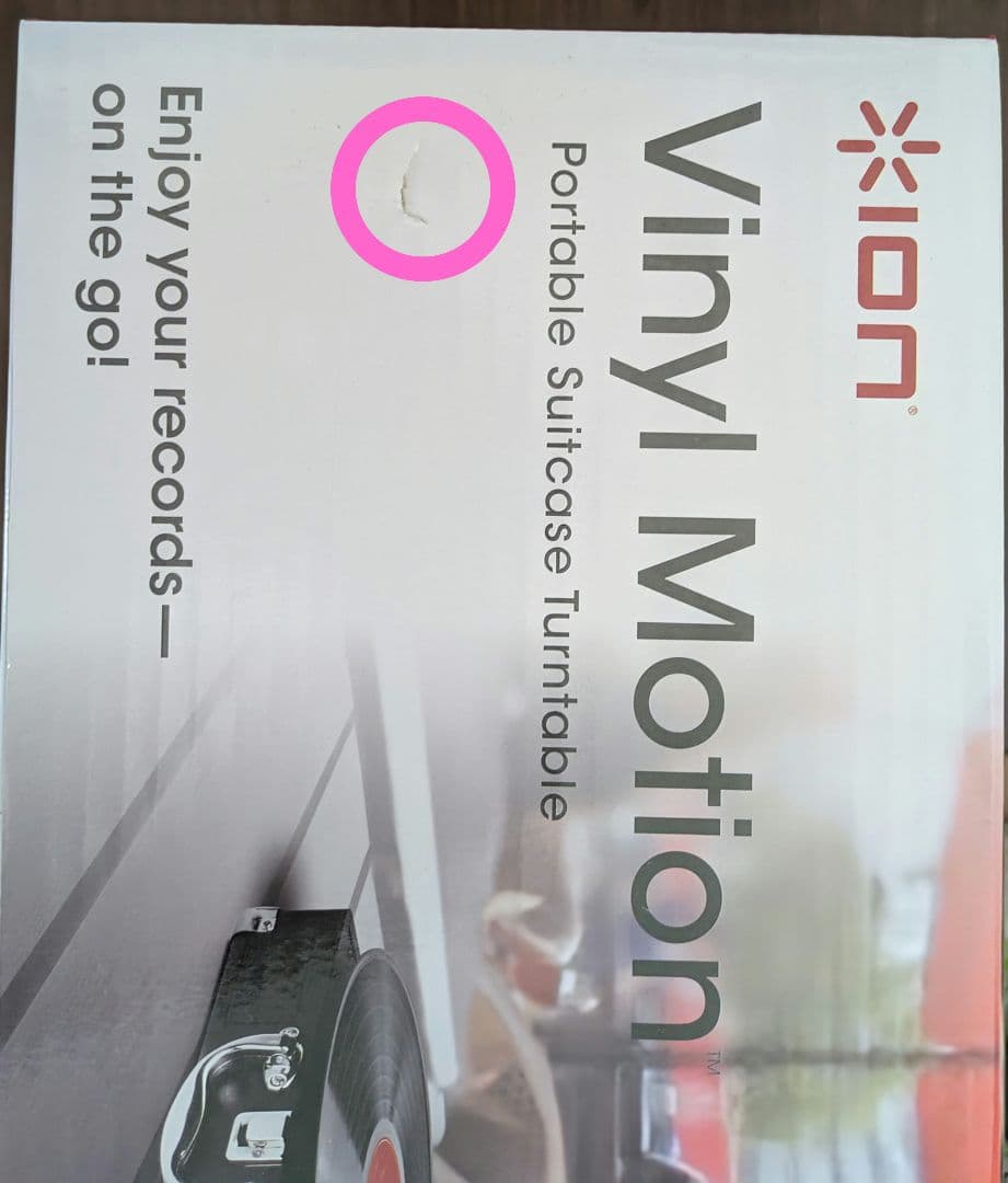 【新品未開封】ION Audioレコードプレーヤー Vinyl Motion