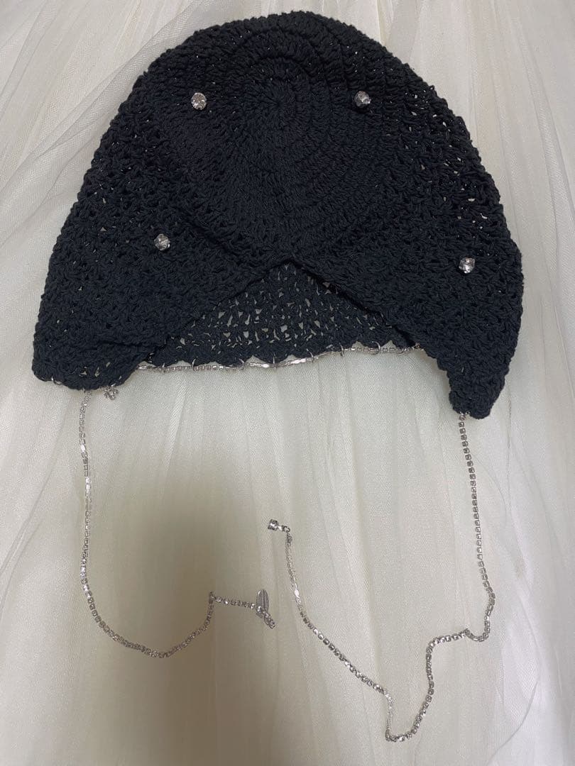 帽子 LITMUS maison lulu pinot Isabel hood BLK