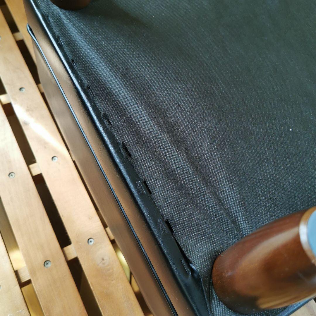 カリモク60　オットマン　スタンダードブラック