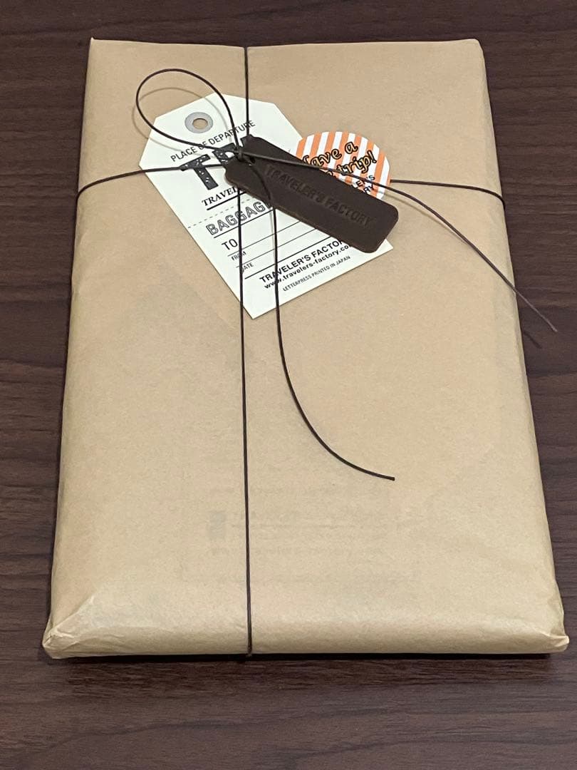 【新品】トラベラーズノート&ブラスタグ　東京駅限定